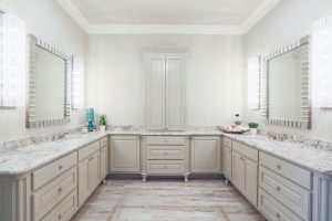 Aledo custom bathroom cabinets