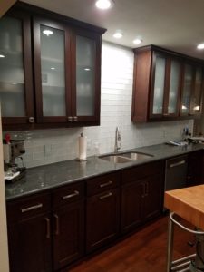 kitchen glass cabinets